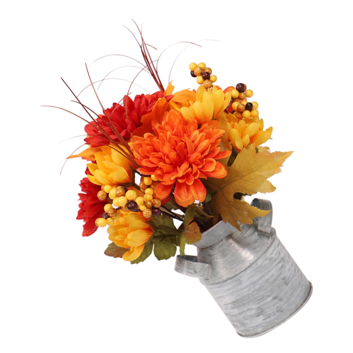 MAGICLULU Künstliche Sonnenblumen im Topf Bonsai-Sonnenblumen Künstliche Blumen im Eisentopf für Wohnzimmer Schreibtisch Fensterbrett