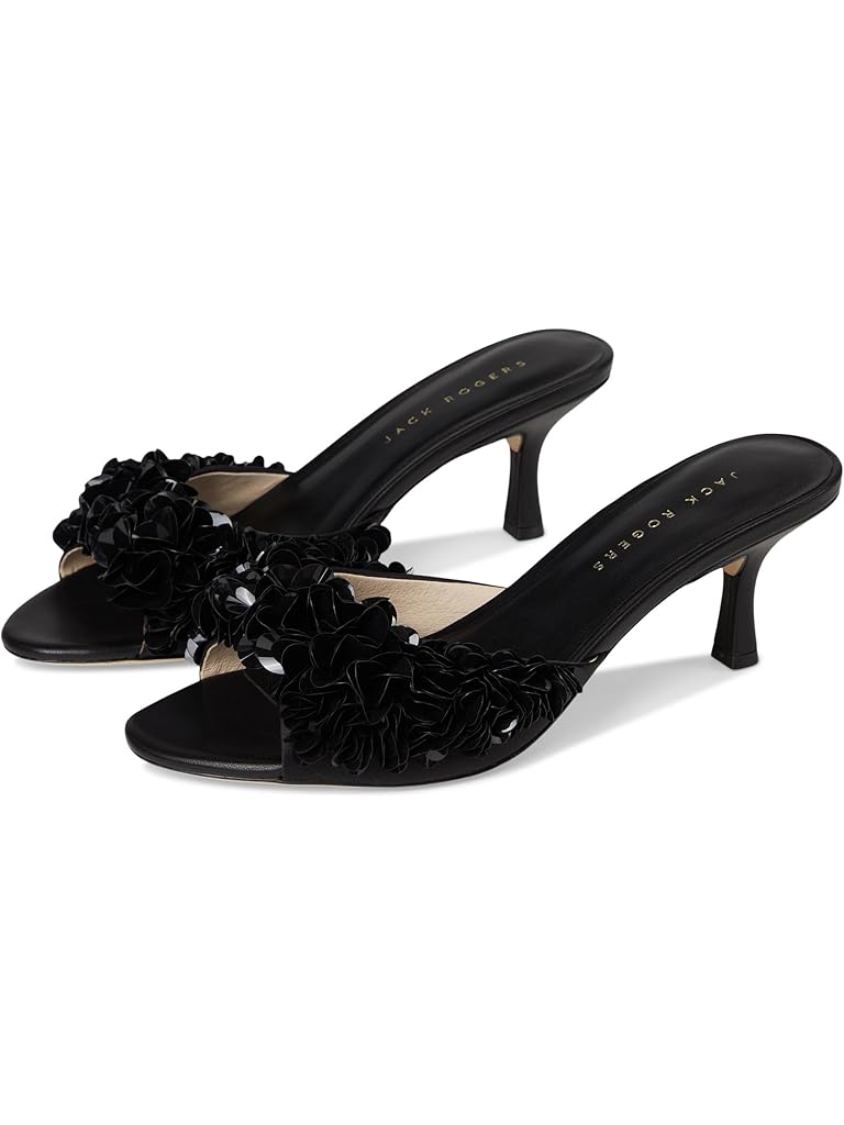 Black Jack Rogers Crown Sequin Sandals
