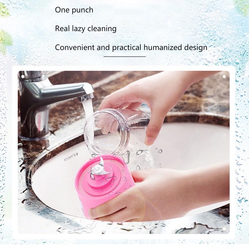Batidora Personal Batidora Batidora Molinillo Exprimidor Eléctrico Pequeño Pulso Mini Batidora Y Batidora Portátil 21000 RPM Para Batidos, Hielo Picado, Frutas, Verduras, Batidos De Proteínas 380Ml (