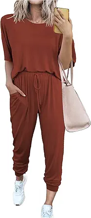 PRETTYGARDEN Women's Two Piece Sets 2025 Summer Spring Jogger Pants Travel Vacation Lounge Outfits Airplane Matching Clothes
