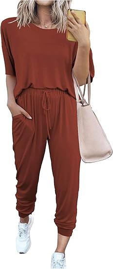 PRETTYGARDEN Women's Two Piece Sets 2025 Summer Spring Jogger Pants Travel Vacation Lounge Outfits Airplane Matching Clothes