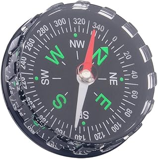Yosoo 2pcs Survival Button Compass Mini Pocket Compass for Outdoor Hiking Camping