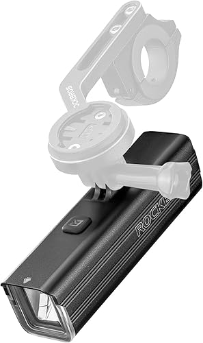 ROCKBROS Luz de bicicleta compatible con bicicleta fuera de montaje frontal recargable para bicicleta faros delanteros para conducción nocturna disponible en Yaxa Colombia