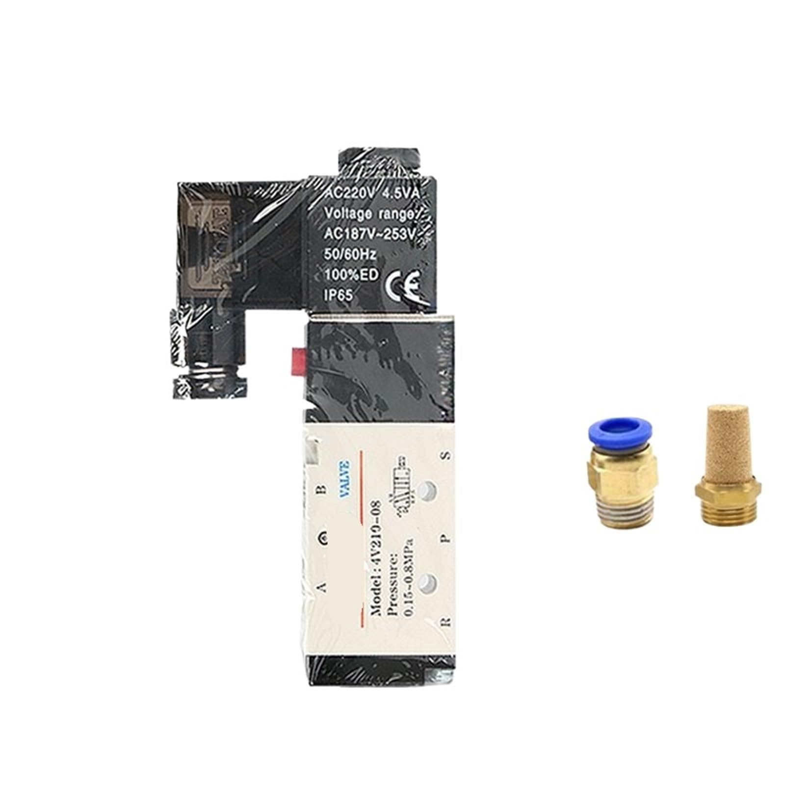 Électrovanne pneumatique 4V210 08 distributeur air AC110V pour vérin