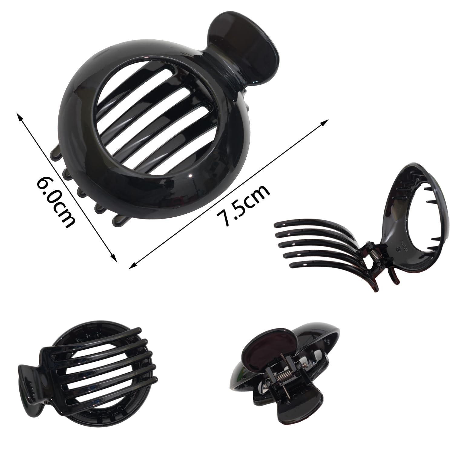 2 Pieces Flat Hair Clips - Image 2