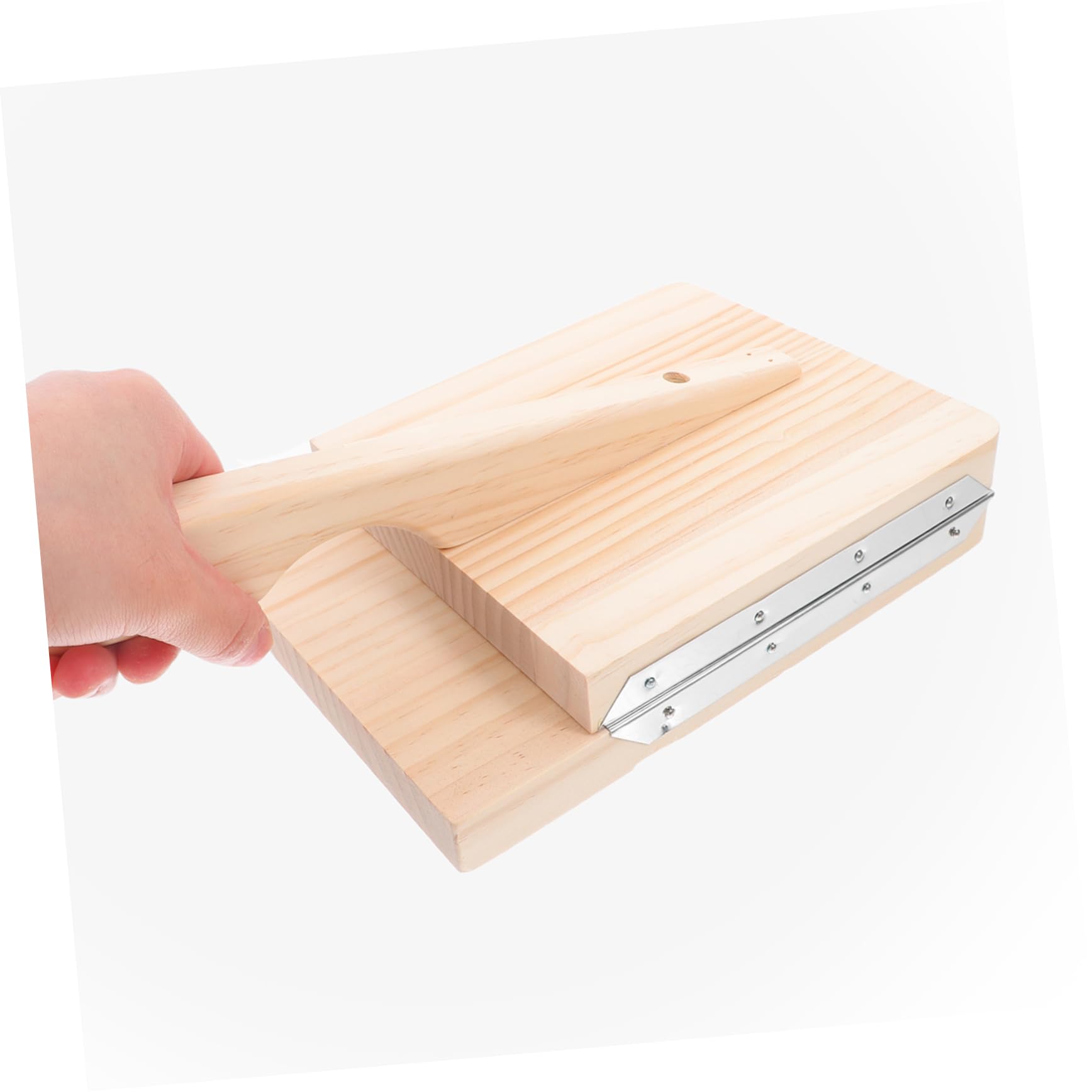 Stampo in Legno per Sfoglia di Ravioli Robusto e Facile da Usare, Pressa Manuale per Pasta, per Cucina Domestica e Preparazione di Gnocchetti