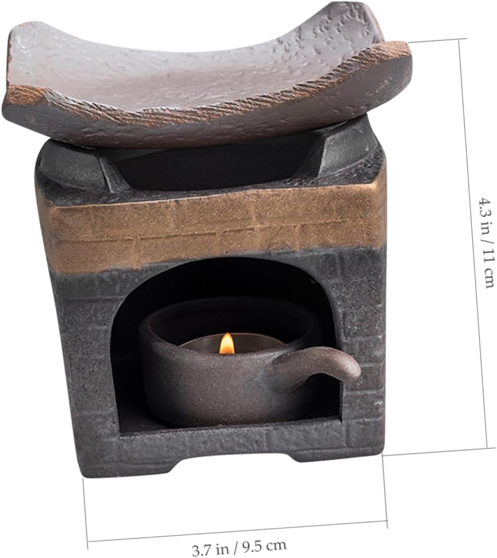 Ceramic Teapot Warmer Multi-Functional Tea Stove Holder for Home Office