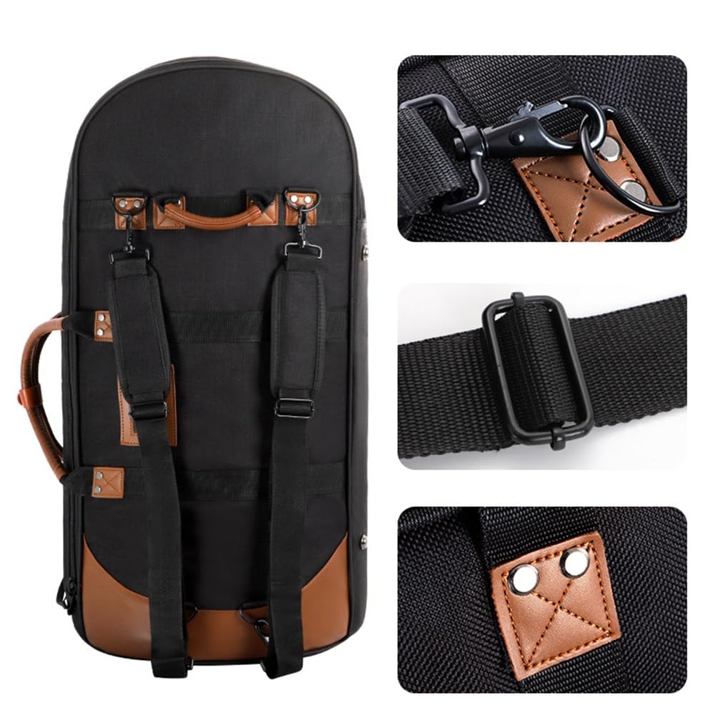 Housse pour Euphonium, étui pour Euphonium Droit (ténor, Baryton), Sac à Dos pour Instrument Professionnel de scène et de Concert