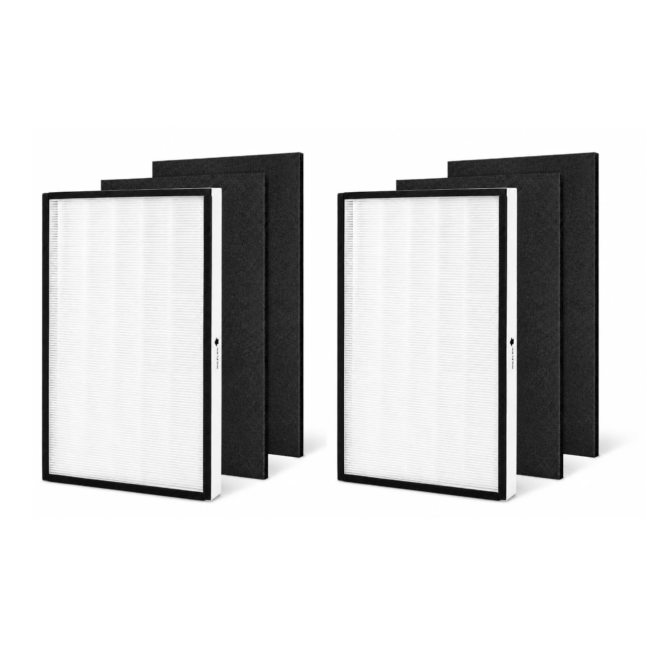 Nispira 83195 Replacement Filter Compatible with Kenmore 83254, 83396, 85254 & F-K3 Air Purifiers, Includes 1 True HEPA Filter and 2 Activated Carbon Pre-Filters, 2 Set