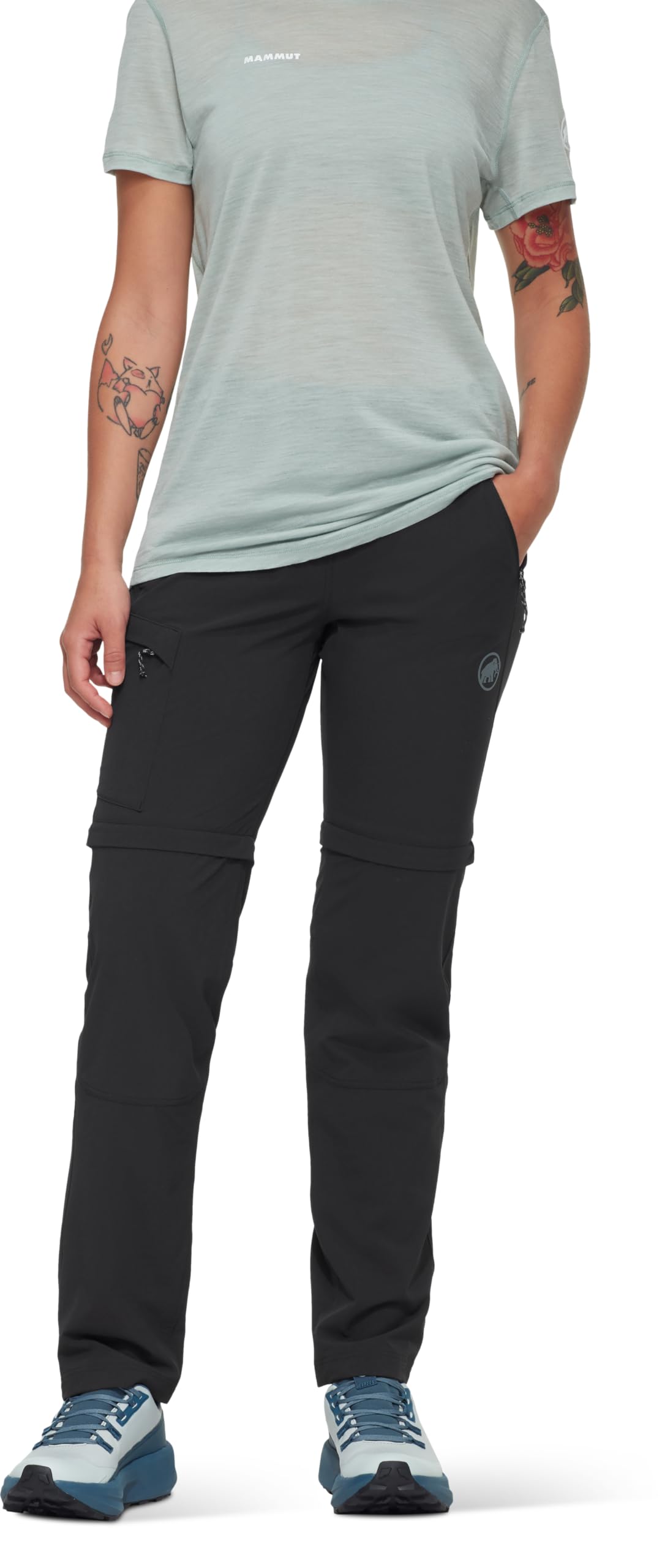 Mammut Runbold IV Zip Off Pants Trekkinghose Damen schwarz schwarz