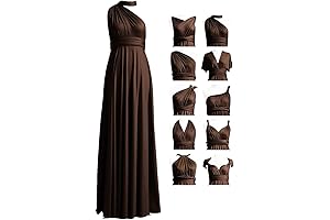 Best-Selling Infinity Dress for Versatile Brown Bridesmaid Attire
