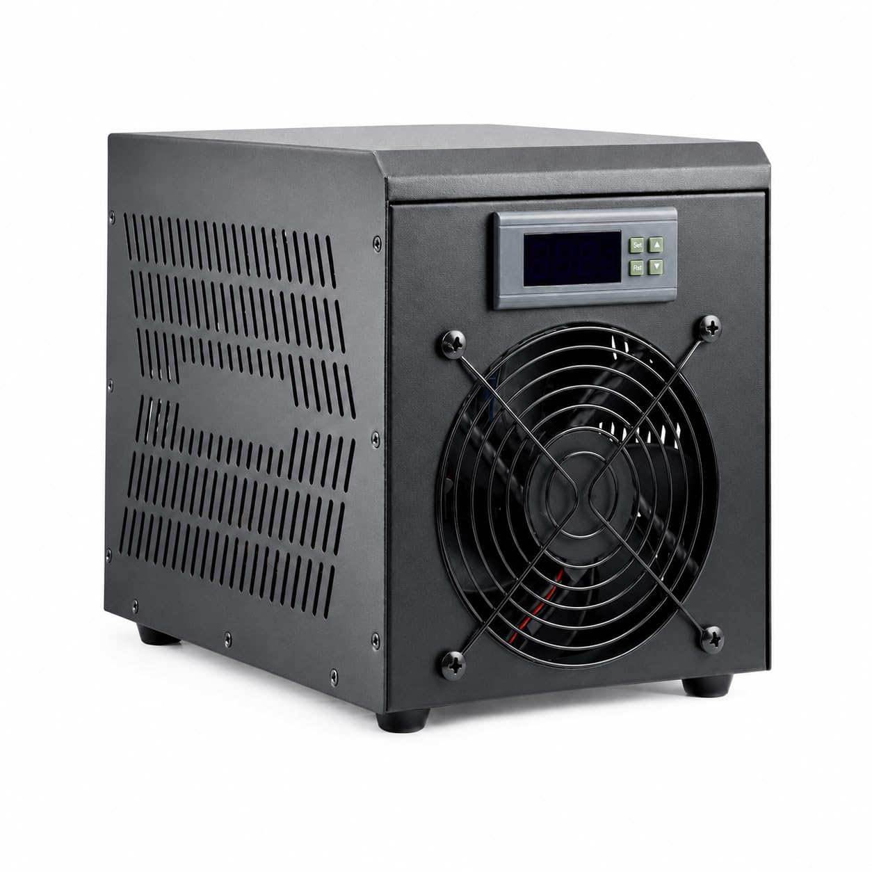 180 W akwariowy agregat chłodzący i podgrzewacz, system kontroli temperatury 10-40°C do zbiorników rybnych do 60 l, do użytku DIY