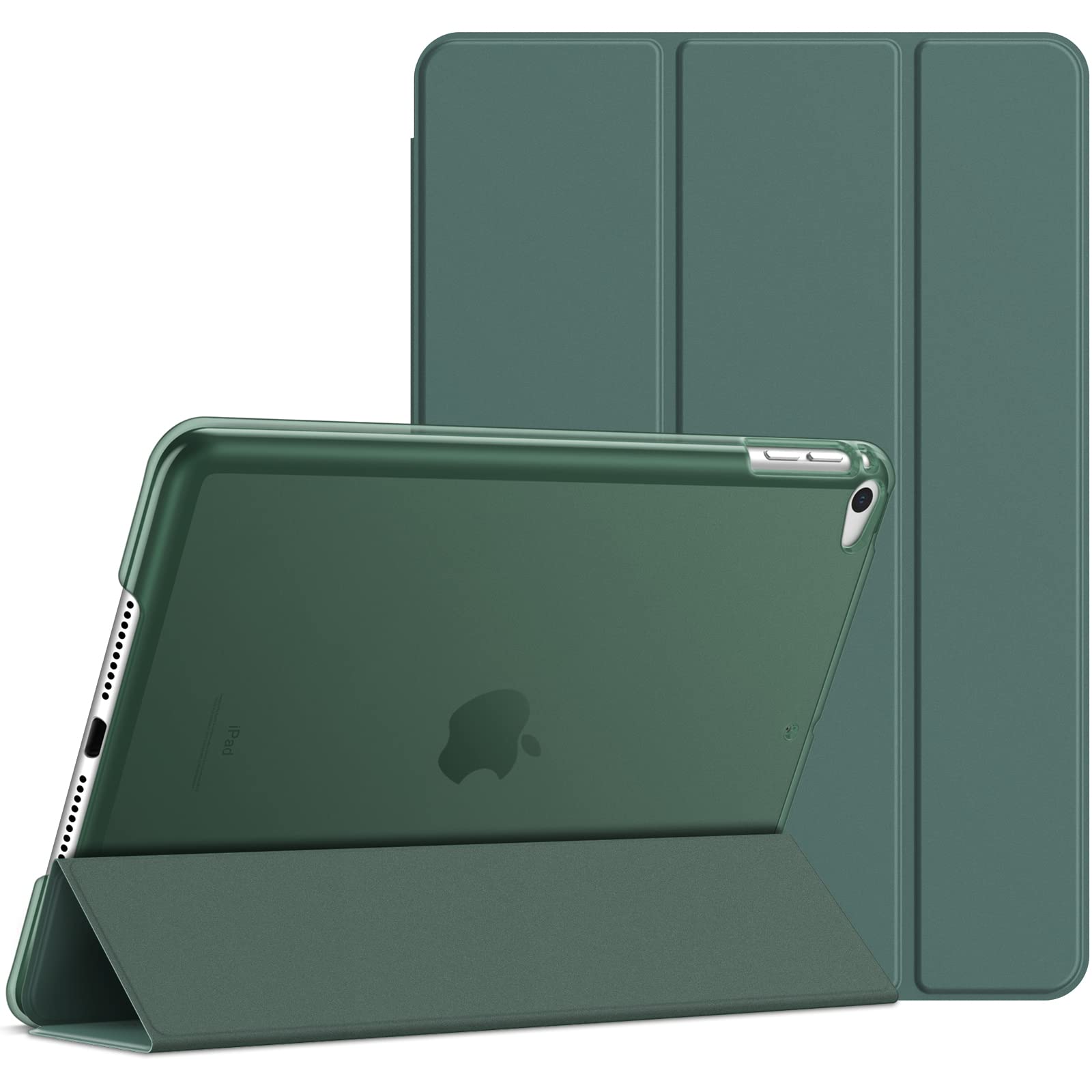 JETech Case Cover for iPad mini 5th Gen (2019), Misty Green | Slim Translucent Back Design, Tri-Fold Stand, Auto Wake/Sleep, Lightweight Shockproof Protection-image-14