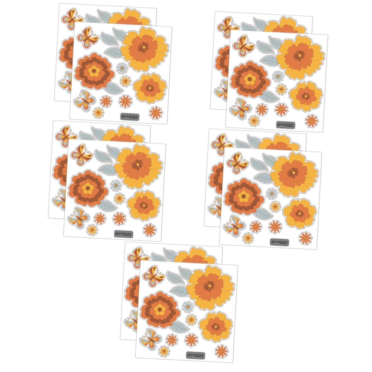 EXCEART 10 Set Adesivo da parete luminoso rimovibile buio estetico aggrappa decalcomanie della parete della scuola adesivi da parete camera da letto pvc