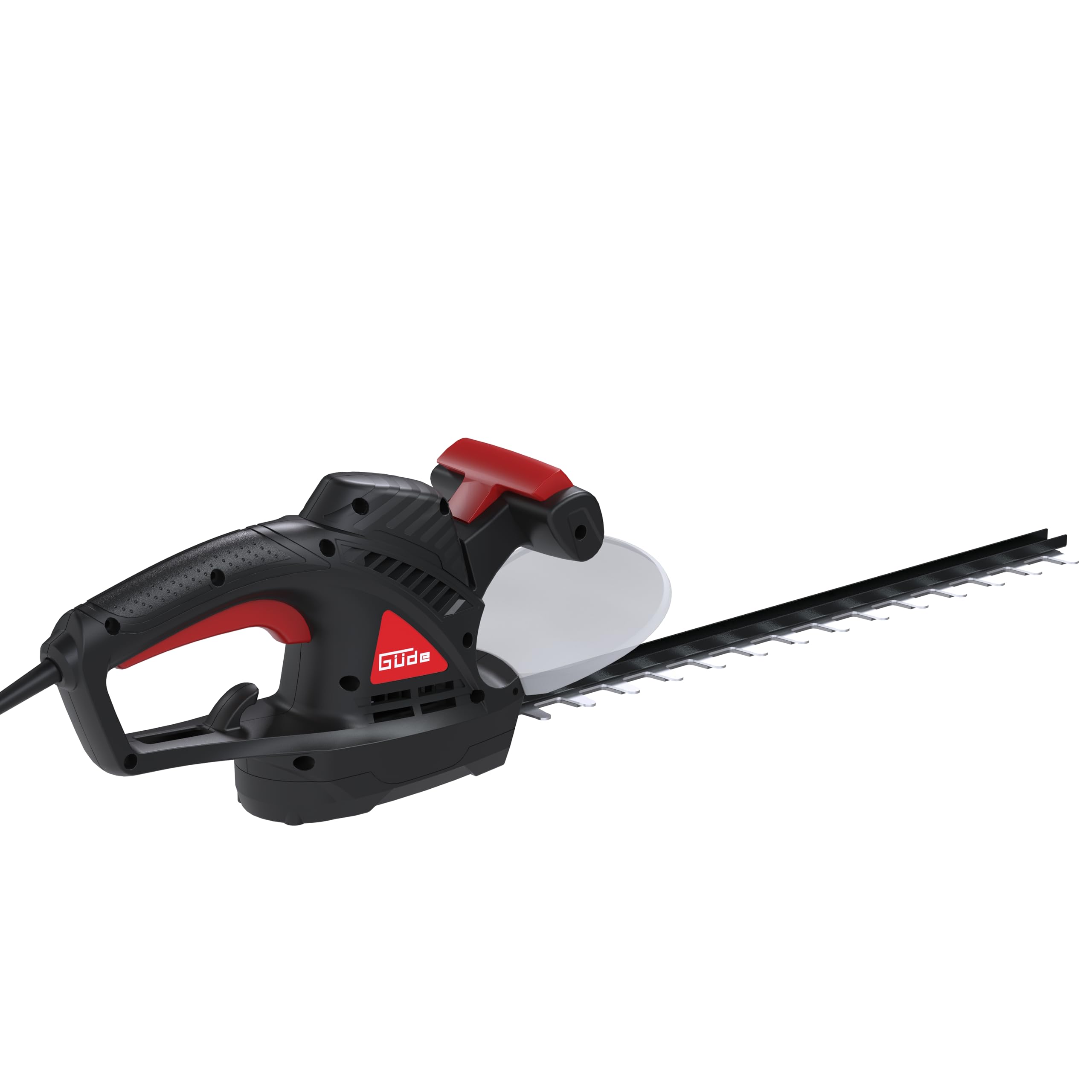 Güde GEH 510-500 Elektro-Heckenschere - 230 Volt, 500 Watt Motorleistung, 45,7 Zentimeter Schnittlänge, 1,6 Zentimeter Schnittstärke, Elektrische Schnellstopp-Bremse, Ergonomisches Design