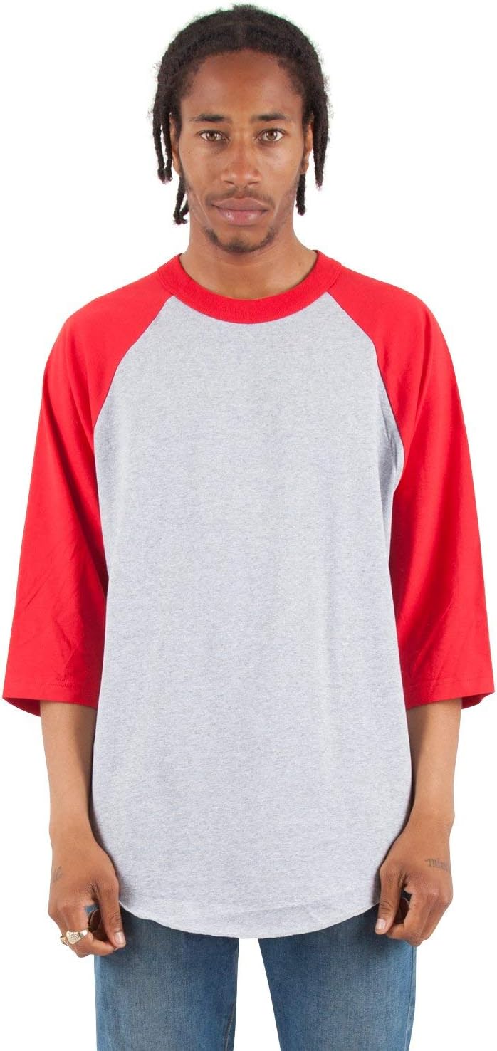 Shaka WearMen's Cotton T-Shirt – Basic Short Sleeve Crew Neck Tee Top Tshirts Active 5.8 Ounce Regular Big Size S~5XL