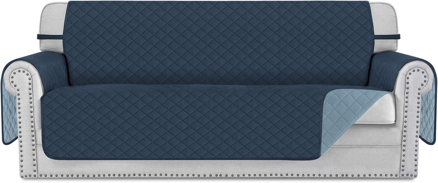 LiveGo Thick Sofa Covers Washable, Soft Fuzzy Couch Protector For Pets