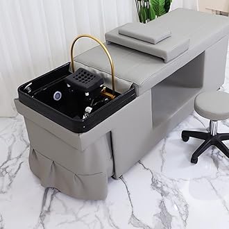 BNF Water Circulation Rack Metal Hair Salon for Barber shop Treatment Salon Without Pillow |Health & Beauty | Salon & Spa Equipment | Backwash Units & Shampoo Bowls