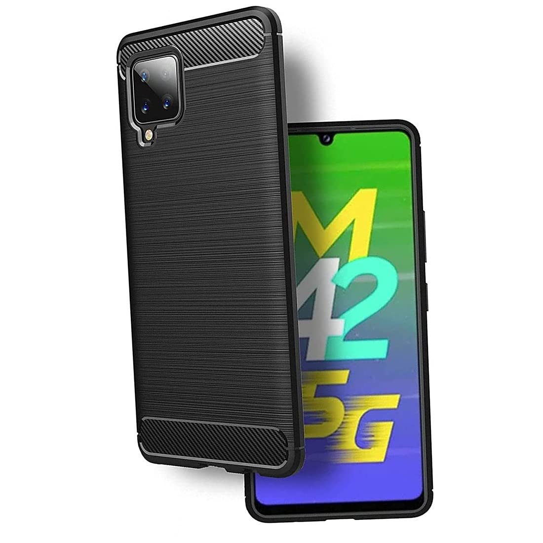 Amazon Brand - Solimo Back Cover for Samsung Galaxy M42 5G (Silicone_Black) (B096RSDHYD) Amazon Price History, Amazon Price Tracker