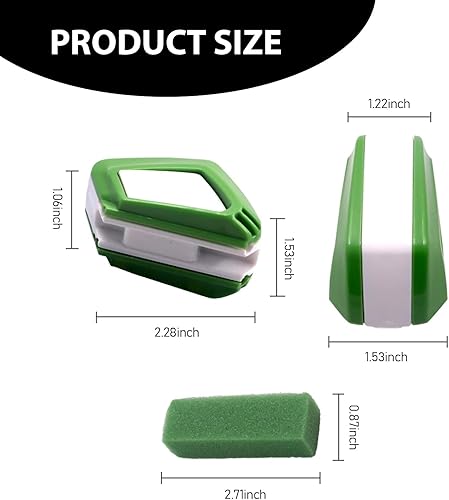 Miniatura 2 de 1 herramienta de reparación de limpiaparabrisas de automóvil, limpiaparabrisas portátil de ABS con esponja, cortador de limpieza universal