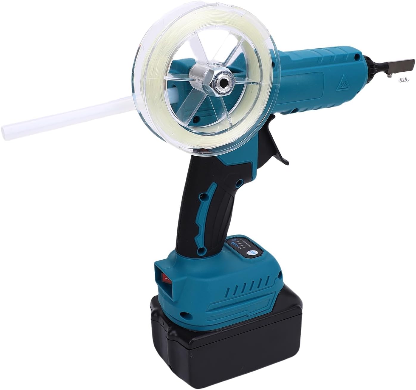Eujgoov Cordless Hot Glue Gun Rechargeable Hot Melt Glue Gun for Fiber Optic Wiring 11mm Sticks 220 (US Plug)
