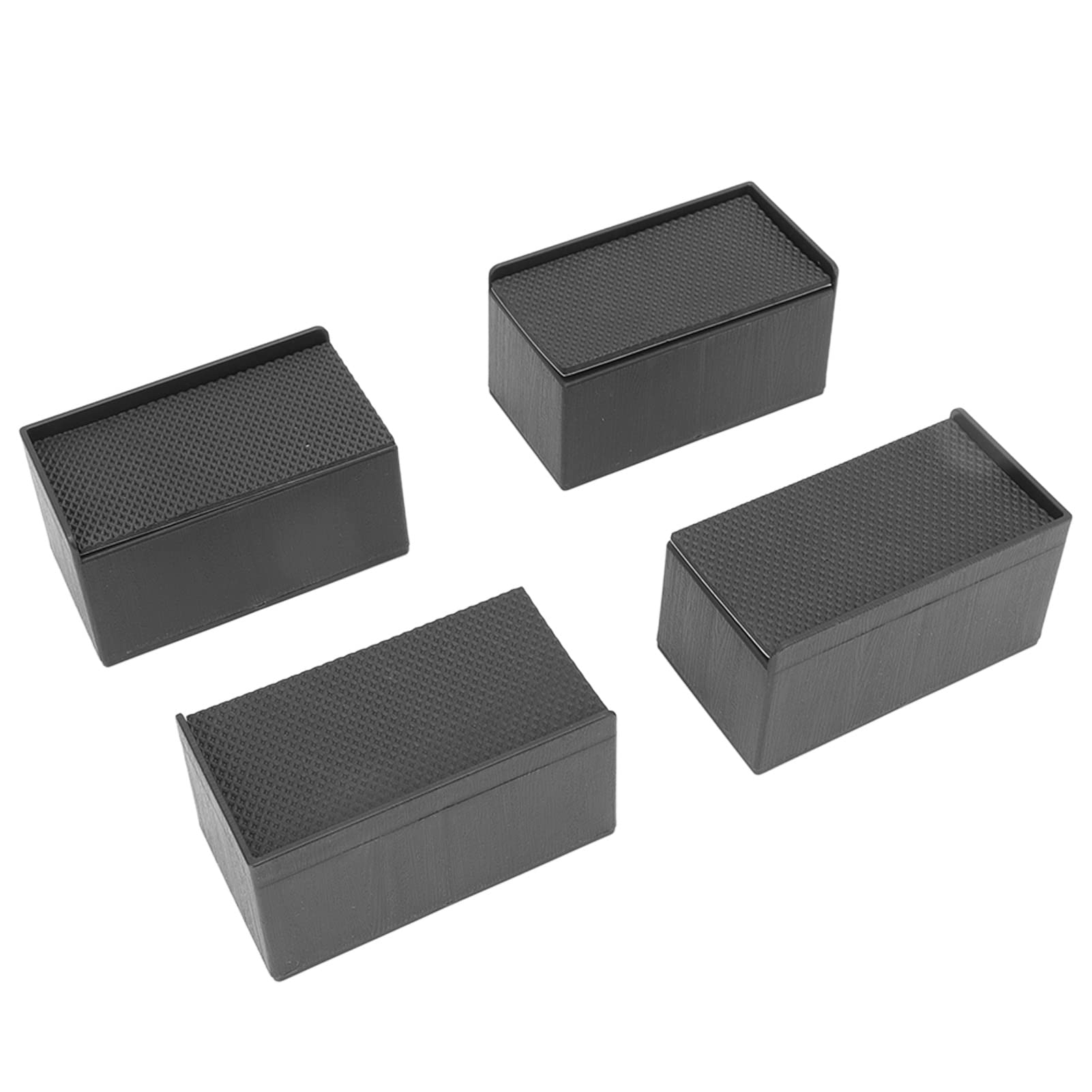Shipenophy L Shape Furniture Risers, Rectangular Sofa Risers Furniture Lifts Rubber Increasing Height Corners Stackable Furniture Risers for Sofa Table Chair Couch