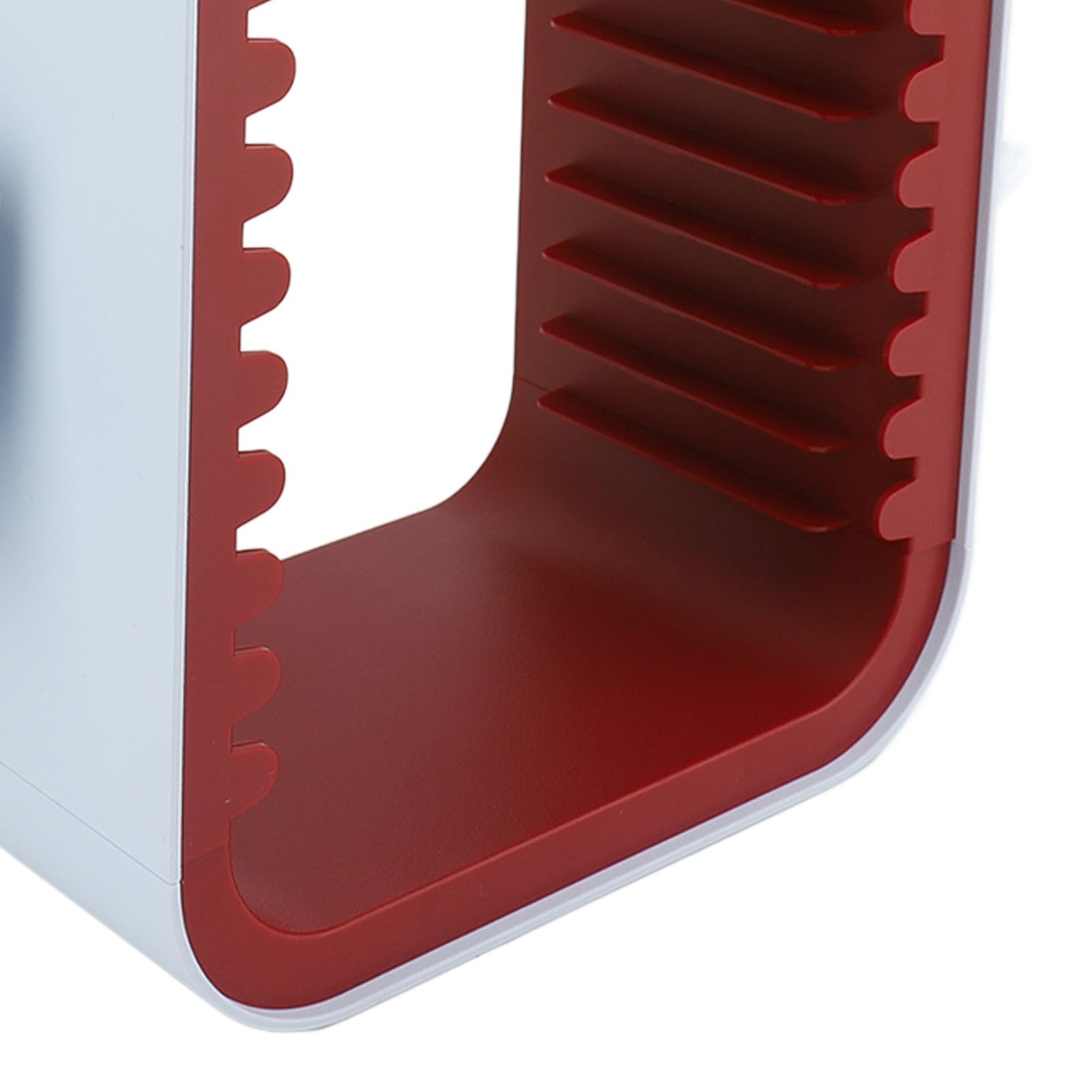 Tour de Stockage de Jeux pour Jeux de la Série X S, Organisateur Universel de Disques Game Ray jusqu'à 19 avec 4 Supports de Manettes, Support de Stockage de Vidéo, Support de Disques (rouge)