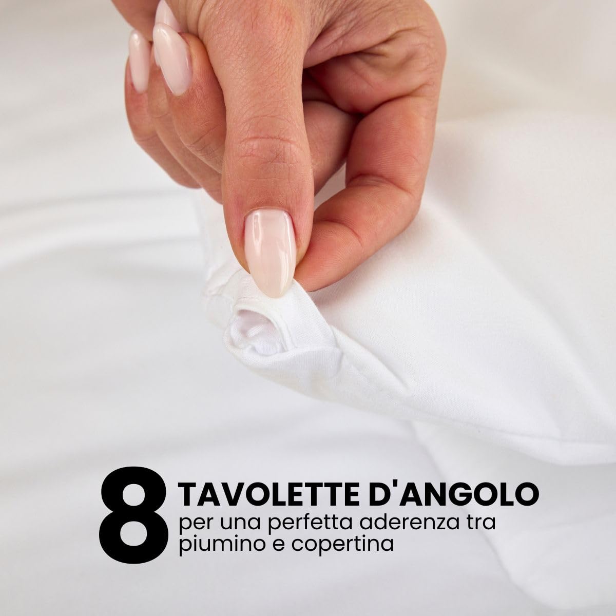 DREAMWAY Piumino Letto Matrimoniale 220x240 cm 4 Stagioni – Trapunta in Microfibra 300 gsm Morbida e Traspirante per Autunno/Inverno – Bianco, Certificata Oeko-Tex, Lavabile in Lavatrice