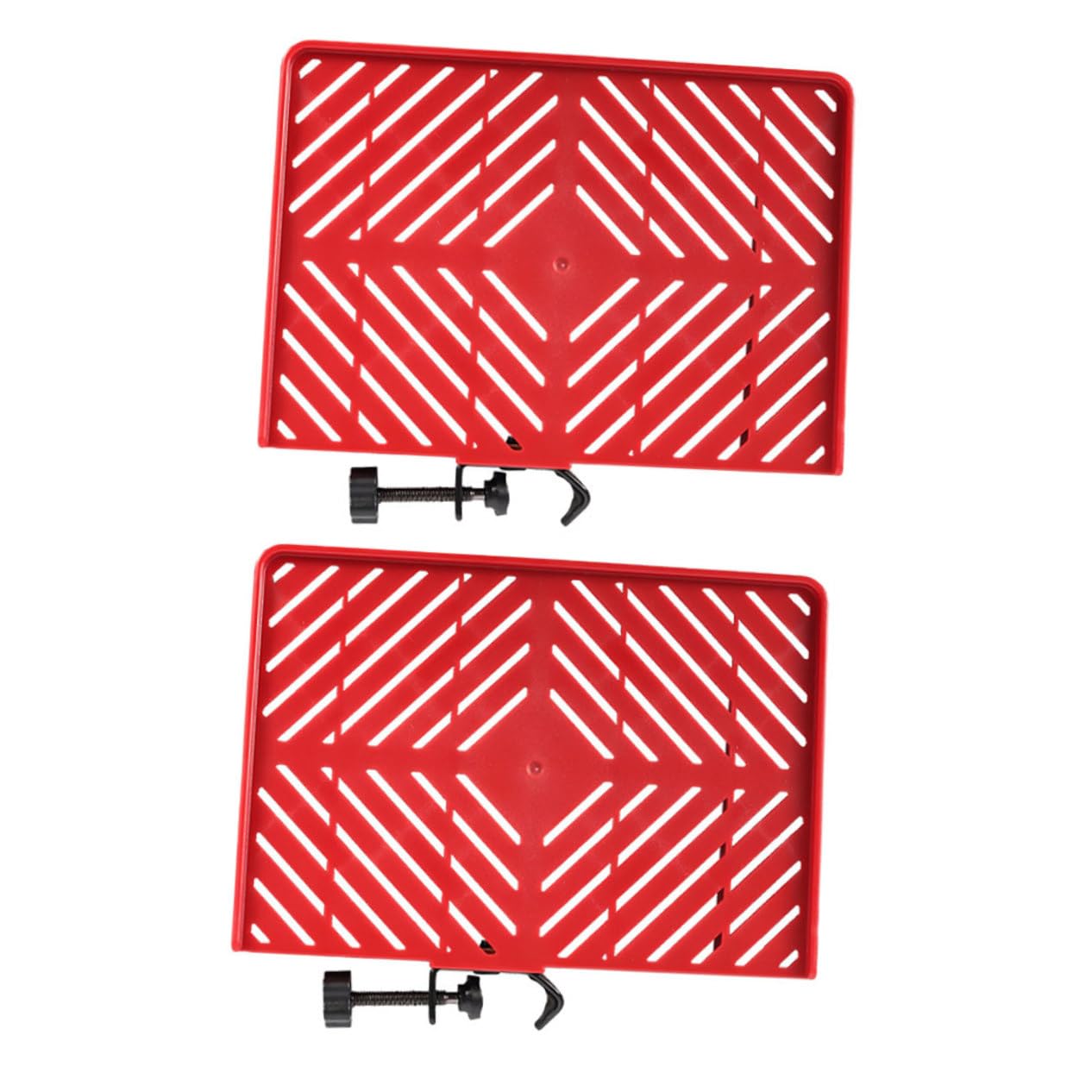Mikikit 2Pcs Clamp Rack Tray Holder for Microphones Phones and Sound Cards Lightweight and Portable Stand for Live Streaming Outdoor Karaoke and Broadcast Events