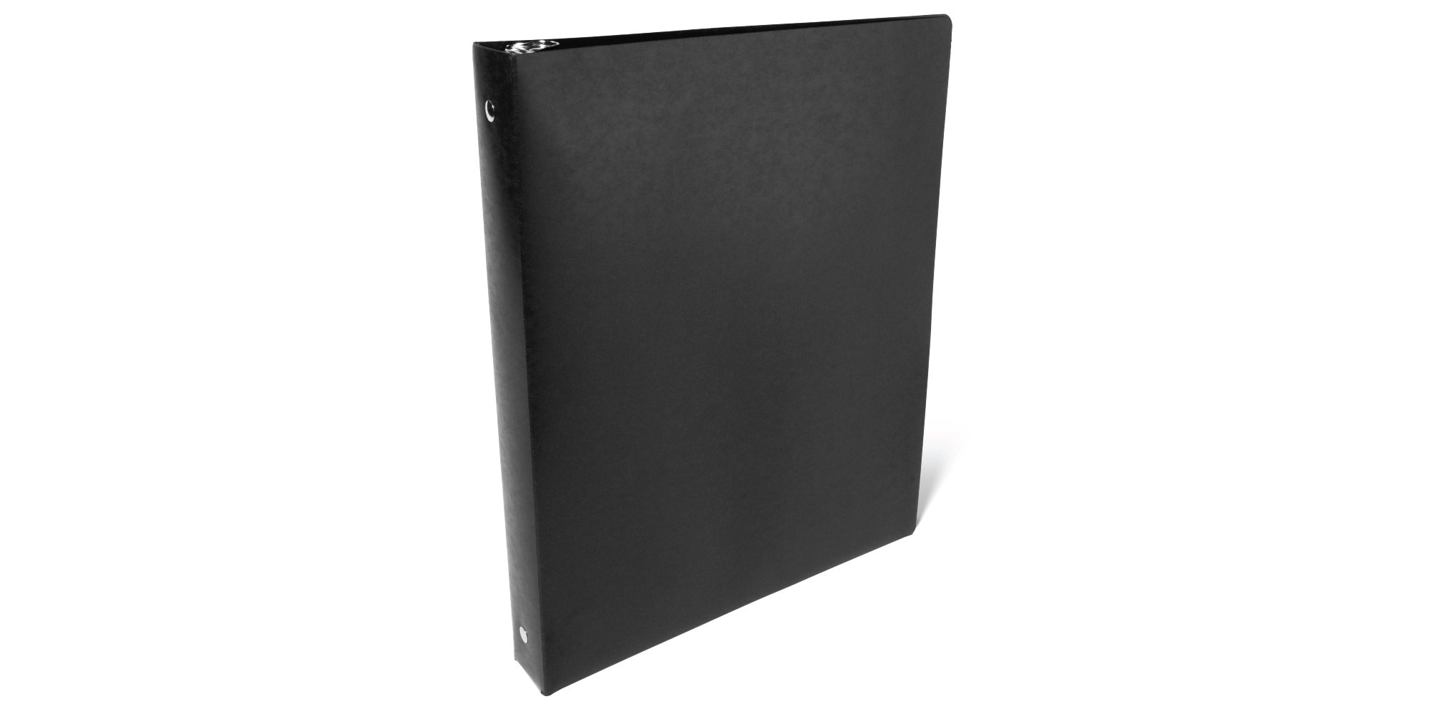 11x8.5 Binder Lanai Fiberboard Panel Featuring a 1" Round Ring - Black