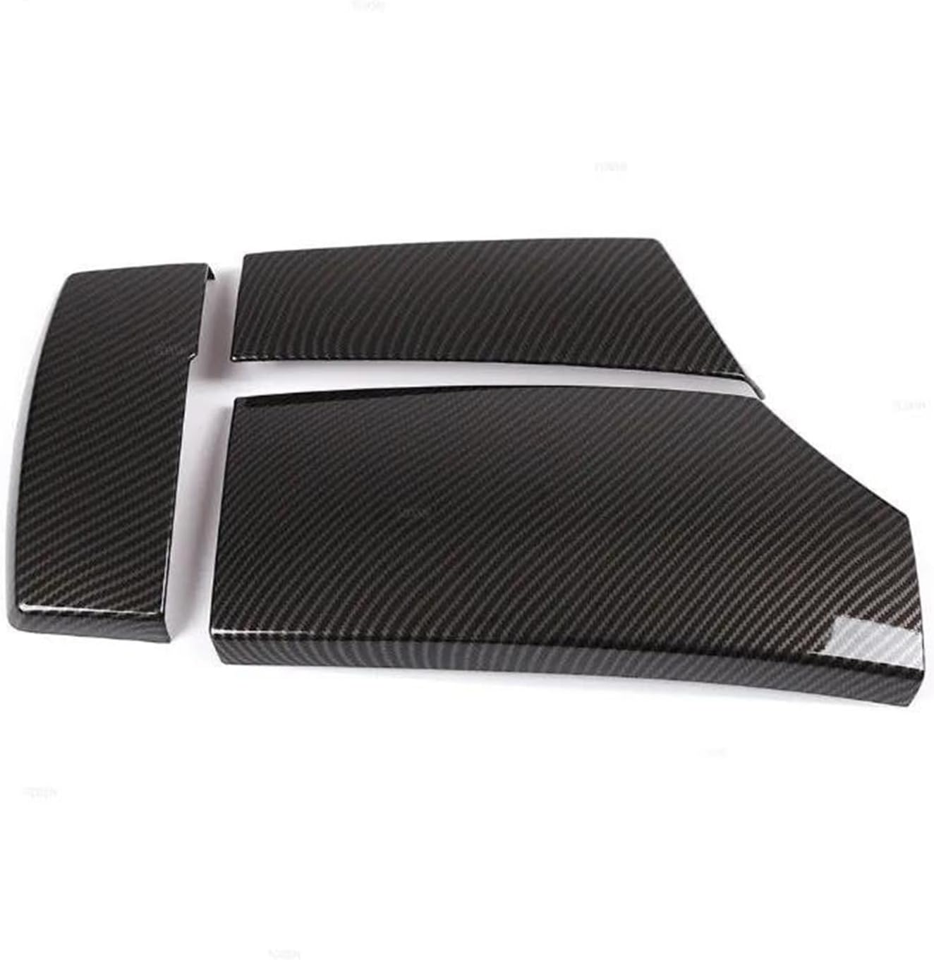 Car Center Console Lid Armrest Box Storage Box Cover Decoration Trim for 5 Series E60 2004-2010 Armrest Accessories(A-B)