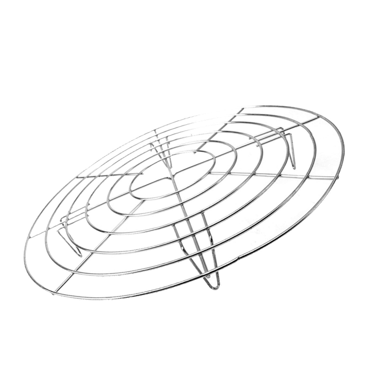 Yixannx Unique Cooling Rack Grid Nonstick Excellent For Maintaining Baking Sheet With Delicious Dishes Sturdy Structure Round Cooling Rack Grid Nonstick