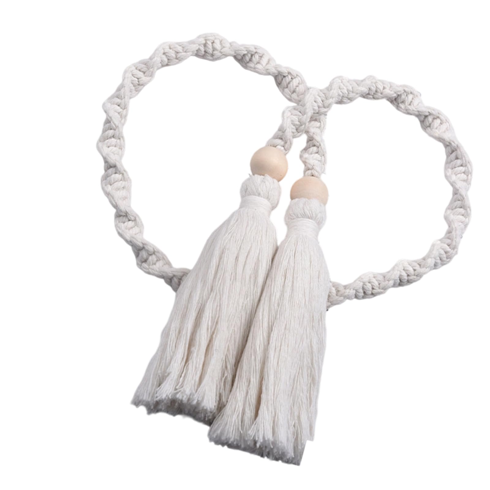 Kalttoy Curtain Tiebacks Rope, Decorative Tie Backs Curtain Holdbacks Holders Cord for Window Drapes Outdoor Indoor Decorative Holdbacks