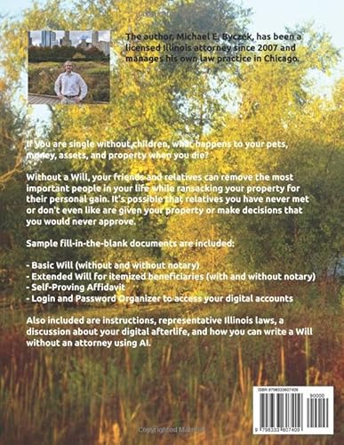 Illinois Digital Estate Plan: Single without Children (Byczek Law)