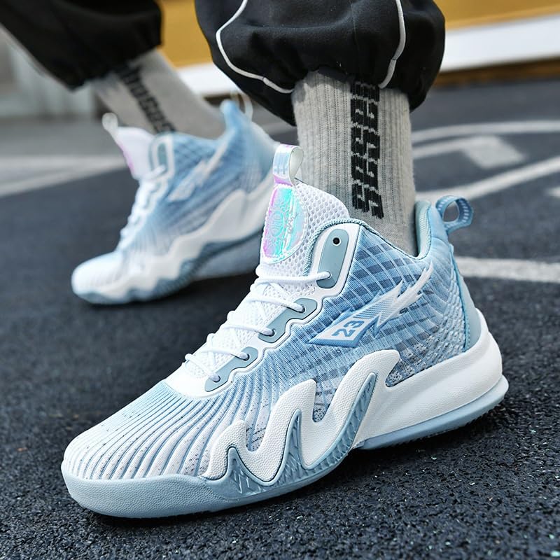 Buty do Koszykówki Wysokie Unisex Hali, na Zewnątrz i Treningu