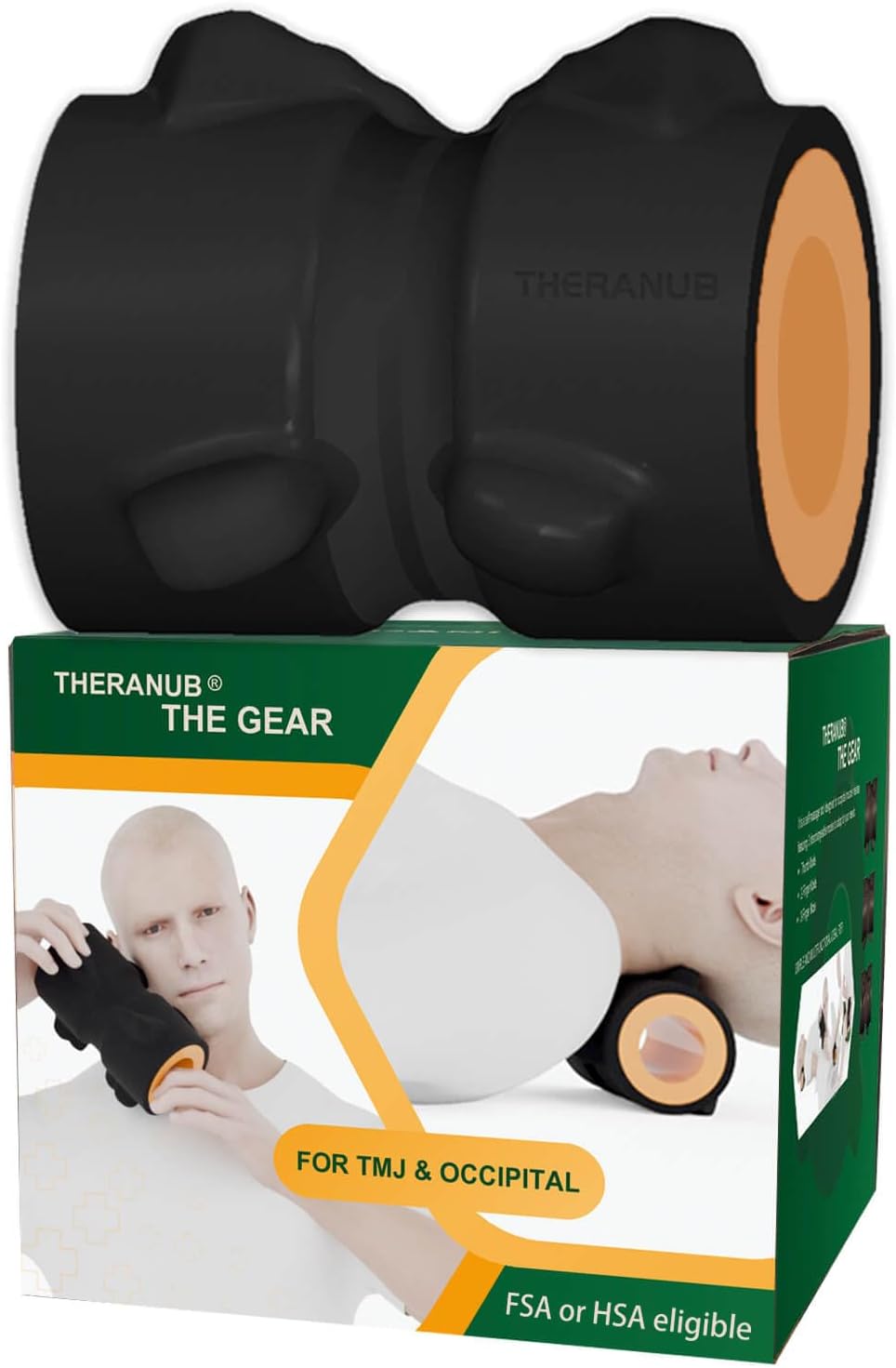 Suboccipital Release Gear TMJ Jaw Relief CranioSacral Pivotal Therapy - Tension Headache Massage Upper Trapezius Neck Trigger Point