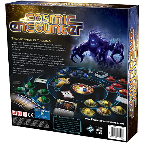 Cosmic Encounter 42Nd Anniversary Edition Board Game - Classic Strategy Game Of Intergalactic Conquest For Kids And Adults, Ages 14+, 3-5 Players, 1-2 Hour Playtime, Made By Fantasy Flight Games #TOP1