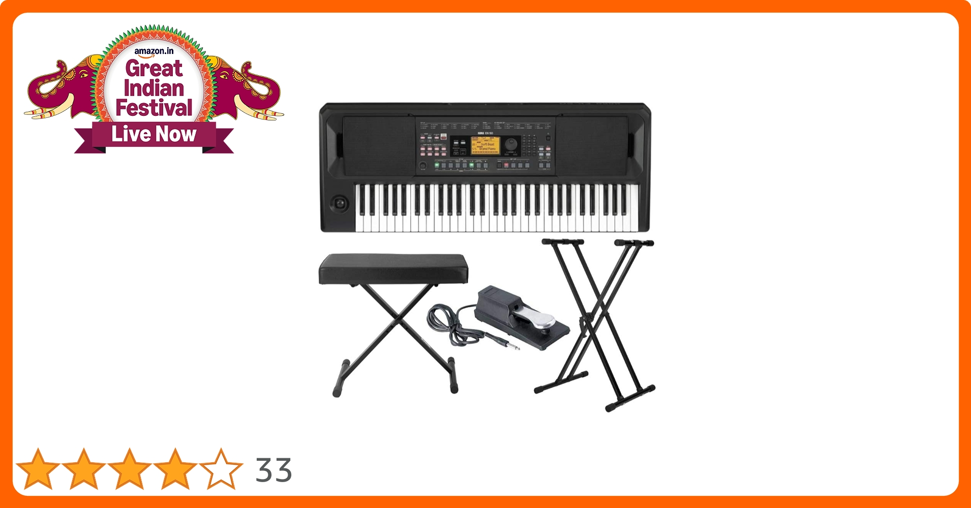 KORG EK-50　電子ピアノ Amazon.co.jp: KORG エンターテイナー キーボード EK-50