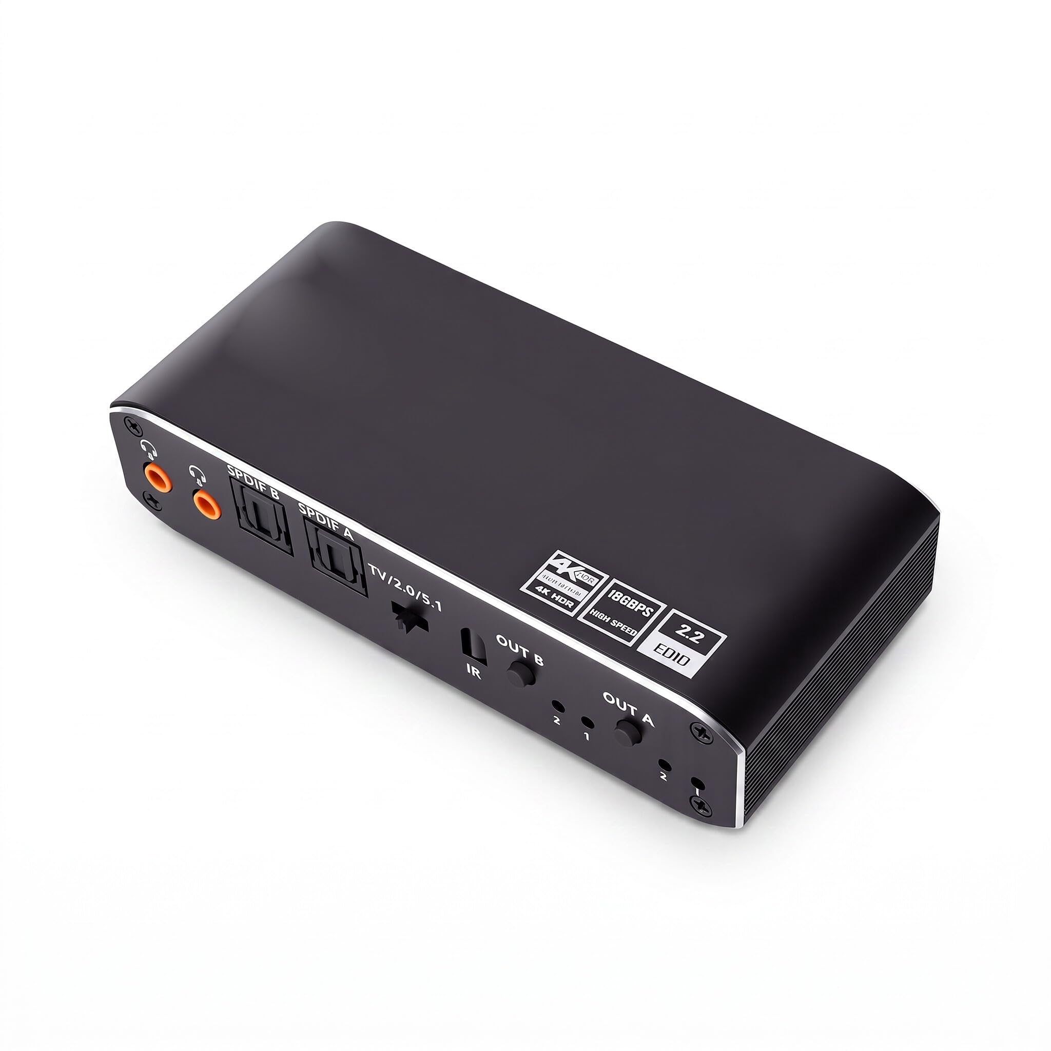 Sxhlseller Zestaw 2 Przełączników 4K HDMI z Koncentratorem Zdalnego
