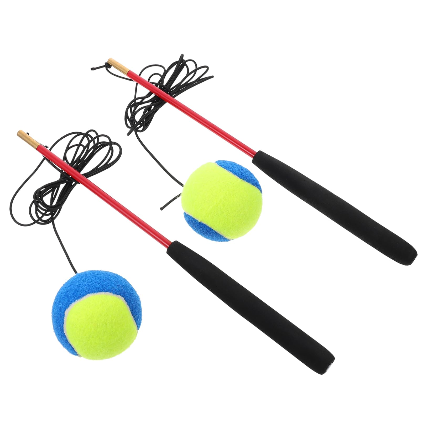 Holibanna 1Set Fitness Balls for Middle Aged and Elderly Durable Exercise Balls for Outdoor Coordination Training Relief Rods Included