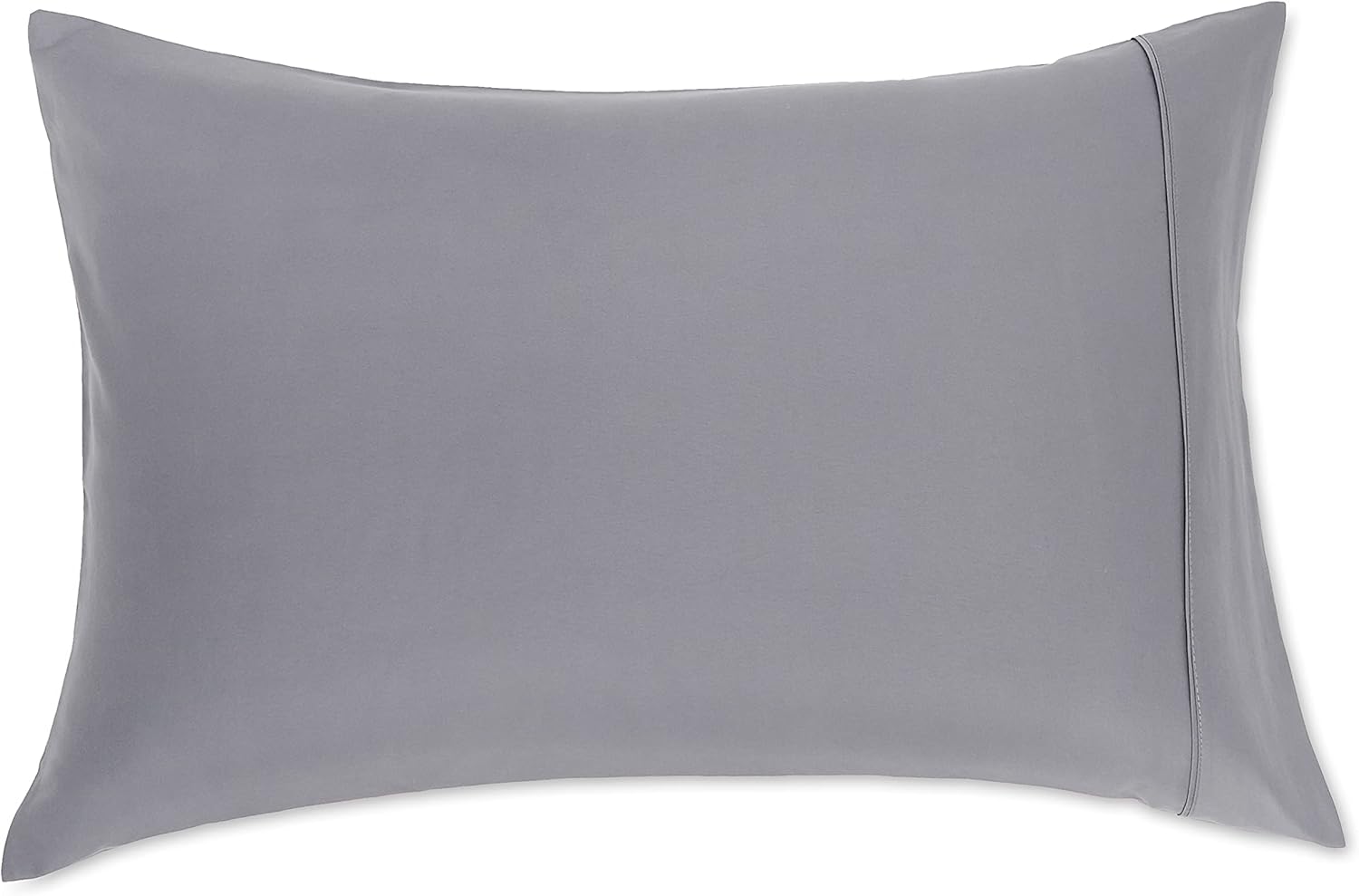 Amazon Basics Standard Pillow Cases Set of 2 - Lightweight, Super Soft Easy Care Microfiber, Dark Gray, 30" L x 20" W, Pillows Not Included 3
