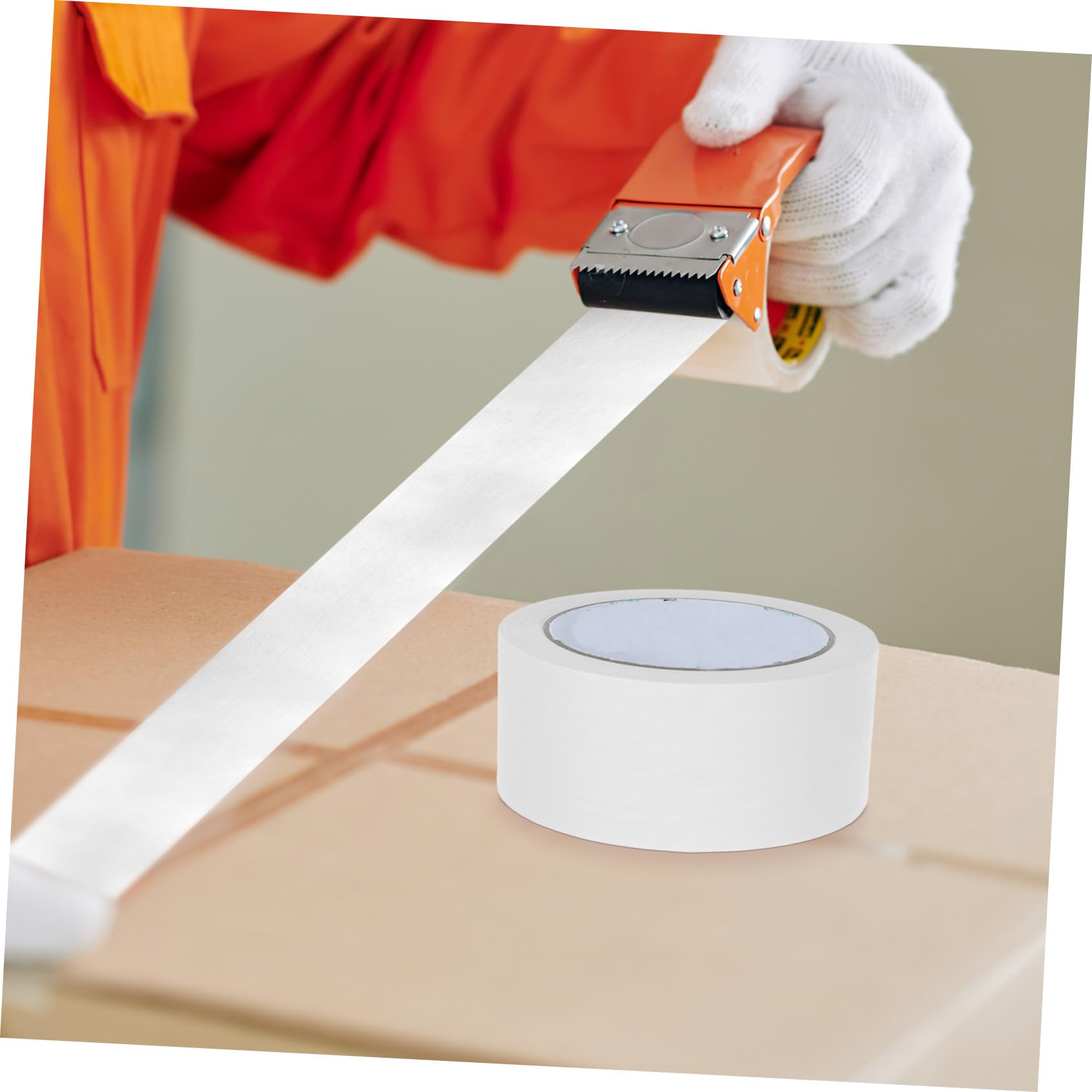 2rotoli Nastro Per Resistente Bianco Nastro Spedizione Per Scatole Postale