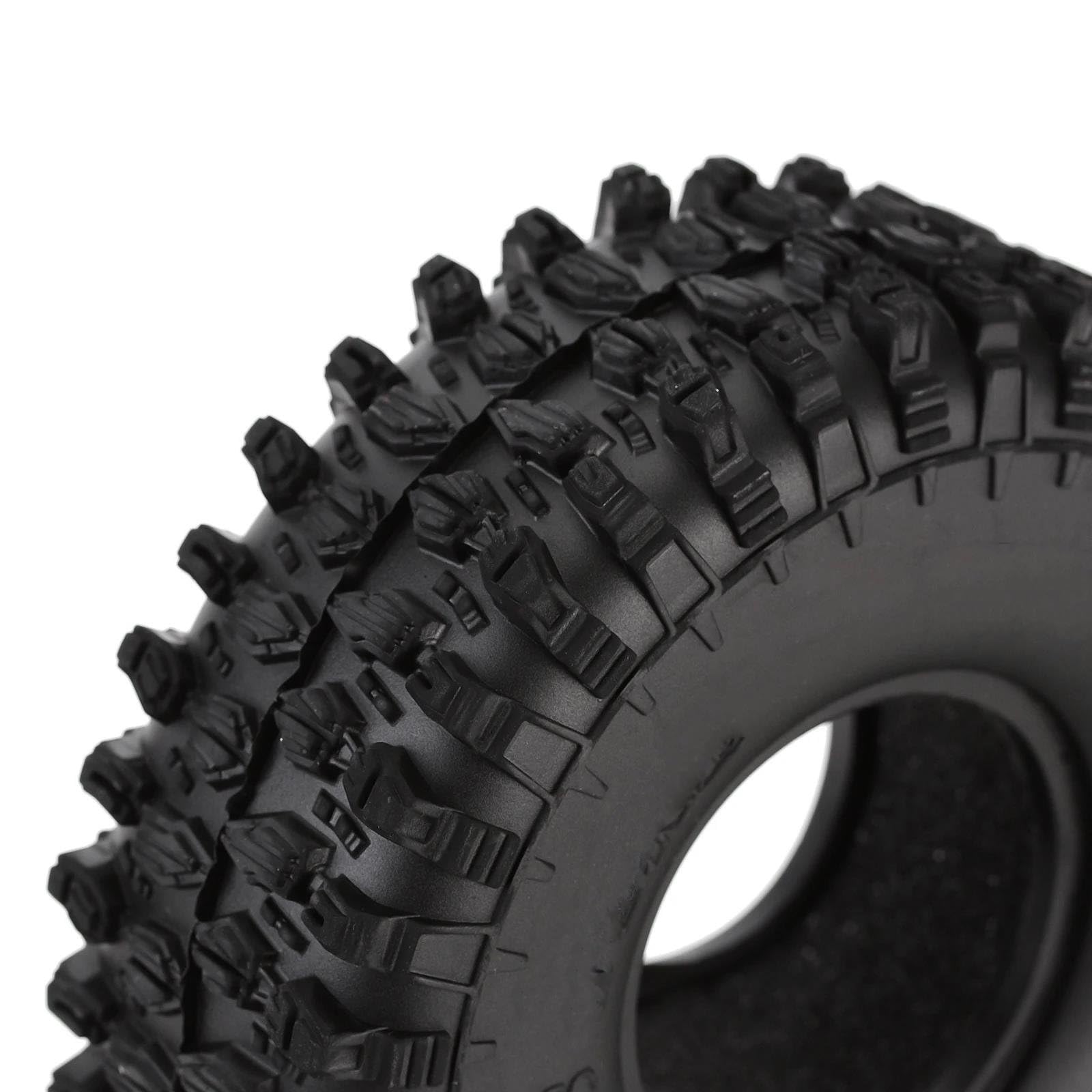 Neumáticos RC para Axial para SCX10 90046 AXI03007 TRX4 para Redcat Gen8 1:10 Coche Trepador De Control Remoto 4 Uds 120MM 1,9 "neumáticos Goma