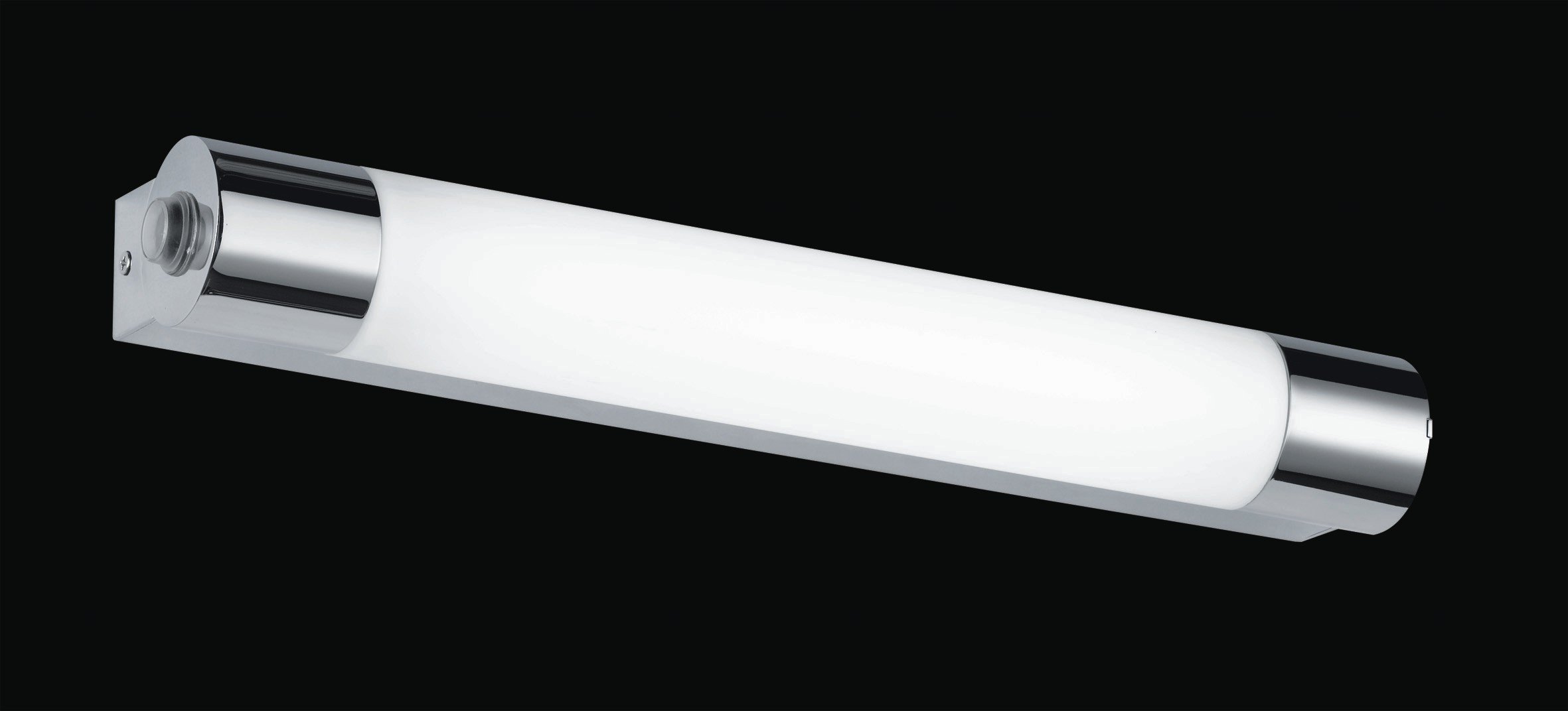 Trio Leuchten LED-Bad-Wandleuchte in Chrom, inklusive 1 x 6W LED mit Schalter und Steckdose, Breite 44 cm 281570606