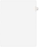 Avery Legal Exhibit Dividers, Side Tab, Letter D, White, 25 Total – view 1