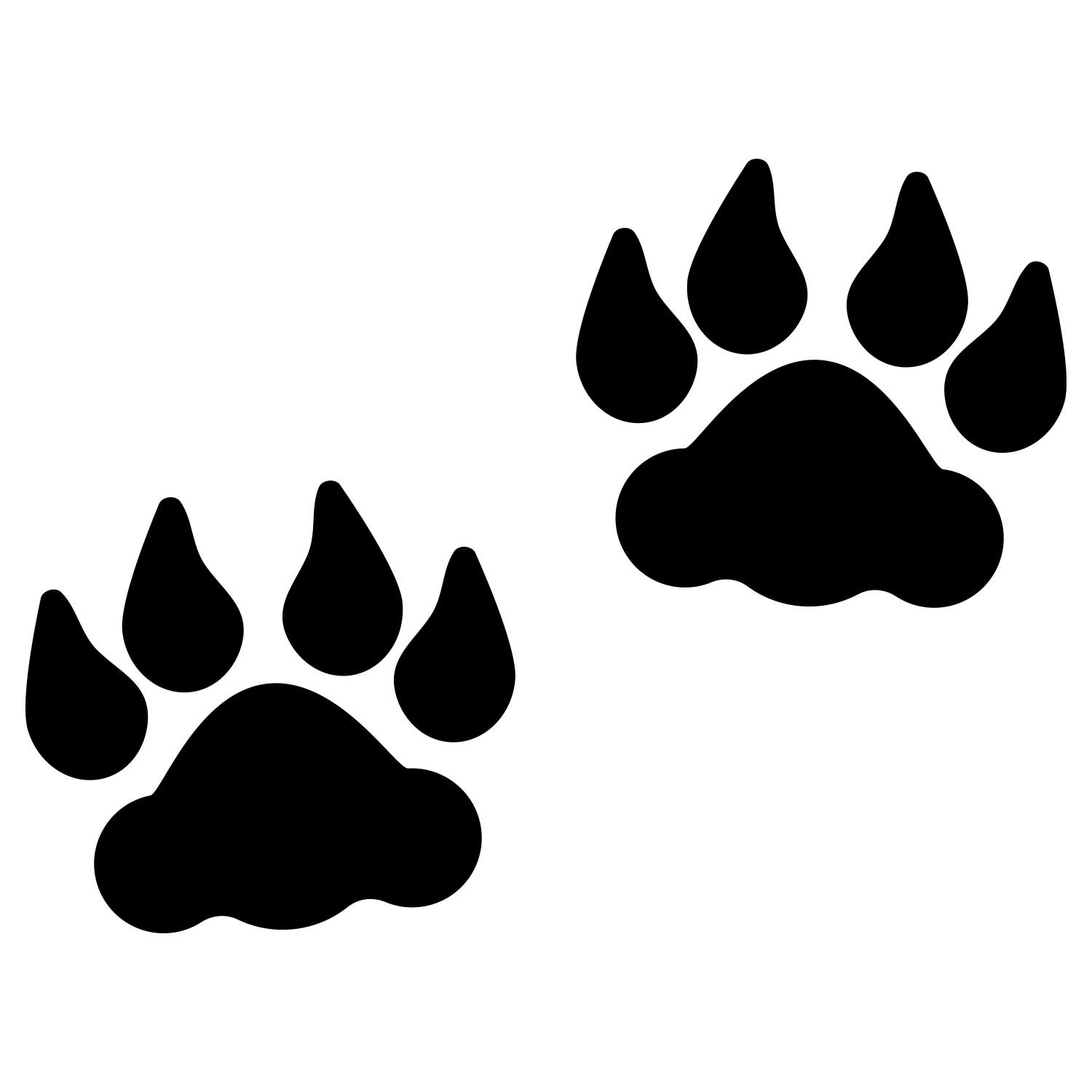 Autocollants amovibles noirs 10,2cm | Sticker sol et marquage mural repositionnable