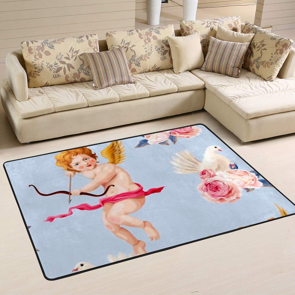 Tapis de grande taille salon chambre en microfibre à poils longs