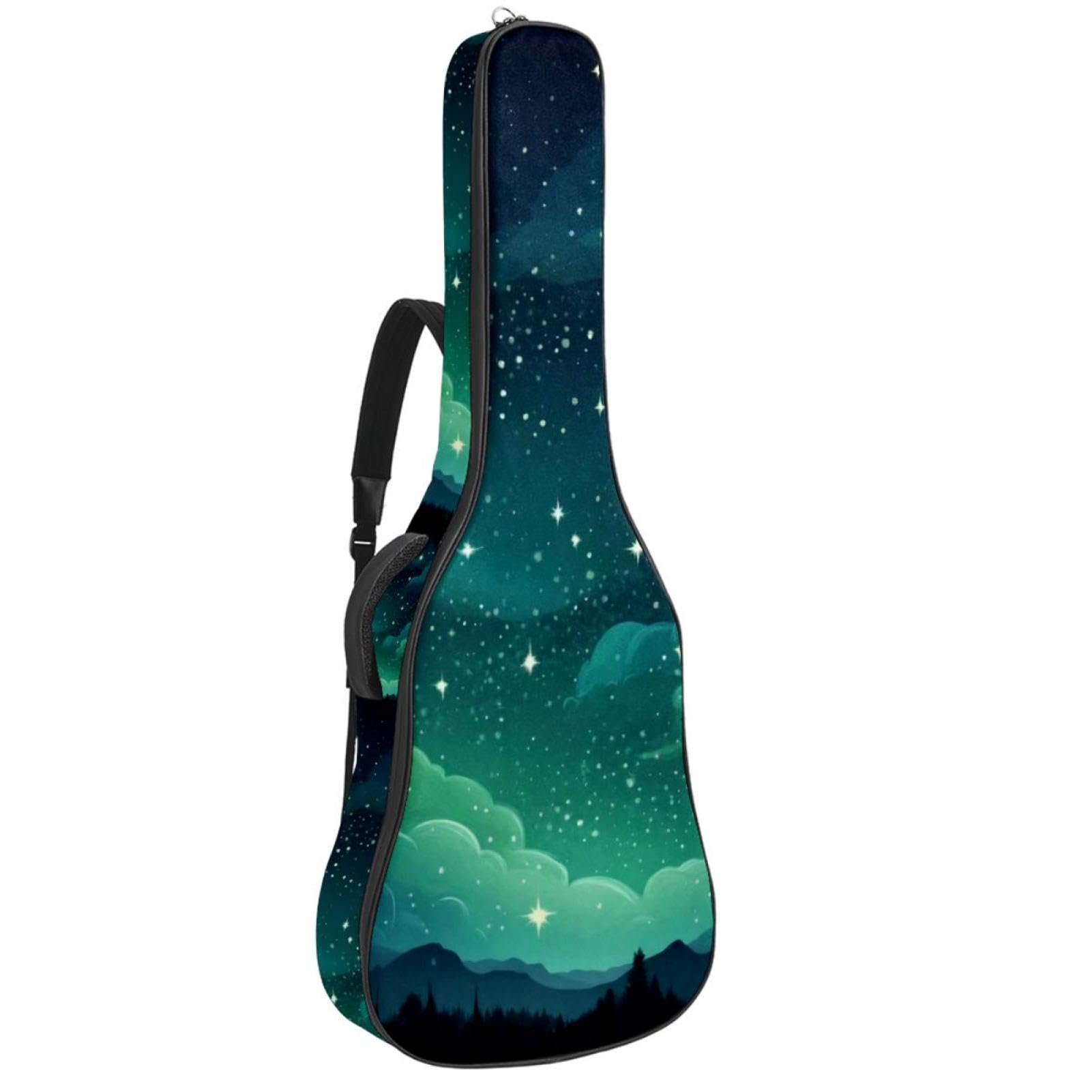 Housse de guitare acoustique 40 pouces imperméable et multicolore - 8