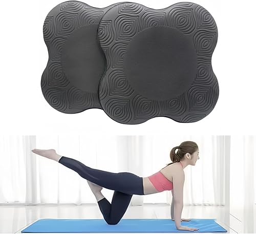 Rodilleras de yoga (juego de 2)  Accesorios y accesorios de yoga masculinos y femeninos para fitness, viajes, meditación, arrodillarse, equilibrio,