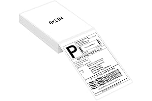 4X6 Label Thermal Printer Paper (16 Rolls 1200 Labels) Compatible with Munbyn,...